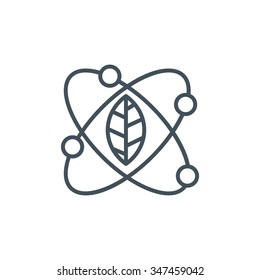 Green energy research icon suitable for info graphics, websites and print media and  interfaces. Line vector icon. - Shutterstock ID 347459042