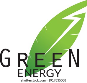 The Green Energy Simbol. A logo suitable for environmentally friendly energy