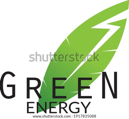 The Green Energy Simbol. A logo suitable for environmentally friendly energy