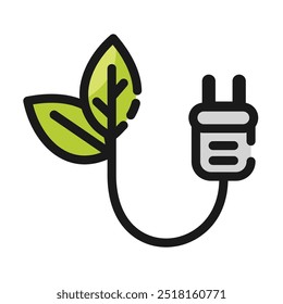 green energy source ecology icon