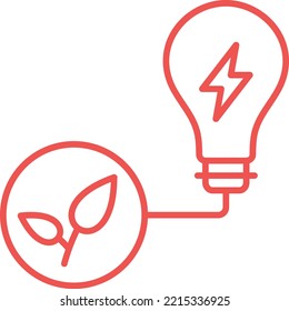 Green Energy Vektorsymbol. Kann für Druck-, Mobil- und Web-Anwendungen verwendet werden.
