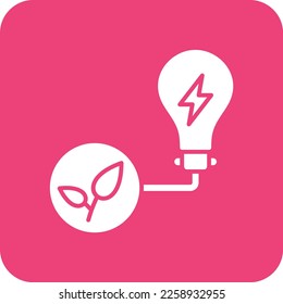 Green Energy vector icon. Can be used for printing, mobile and web applications.