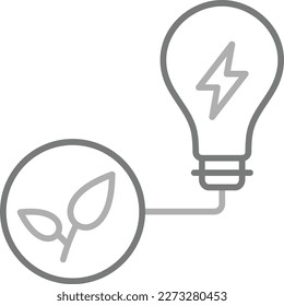 Green Energy vector icon. Can be used for printing, mobile and web applications.