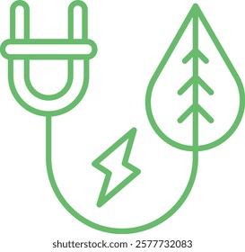 Green Energy vector icon