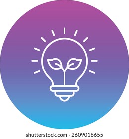 Green Energy vector icon. Can be used for printing, mobile and web applications.