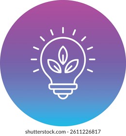 Green Energy vector icon. Can be used for printing, mobile and web applications.