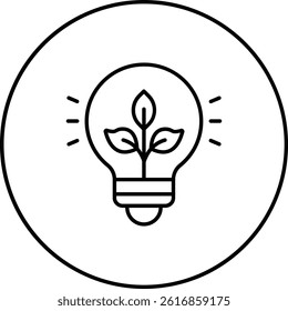 Green Energy vector icon. Can be used for printing, mobile and web applications.