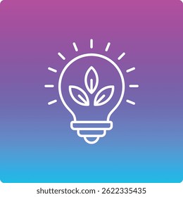 Icono de Vector de energía verde. Se puede utilizar para aplicaciones de impresión, móviles y de Web.