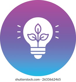 Green Energy vector icon. Can be used for printing, mobile and web applications.