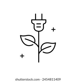 Green Energy Vector Icon Design