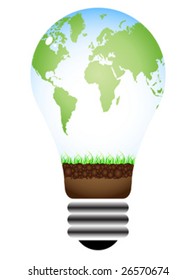 green energy vector illustration