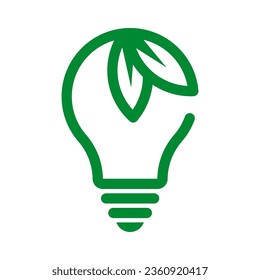 Green Energy Vector Logo Design Template