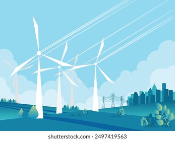 Green energy, wind energy, clean energy