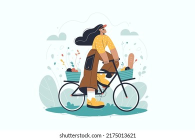 Green energy and wind turbines vector illustration. 