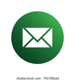 Green envelope icon