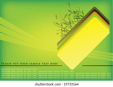 green environment design template / vector