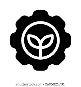 Green Environment Icon Vector Symbol Design Illustration