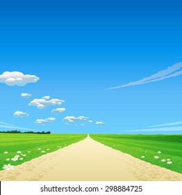 Green environment illustration