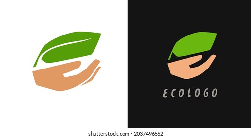 Green environment related icon. Eco friendly flat sign. Save the nature environment ecology concept
