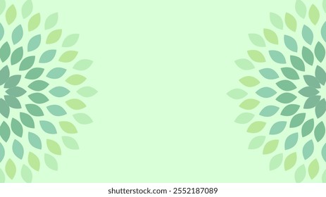 Green Environmental friendly leaf background vector illustration