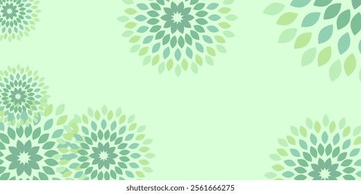 Green environmental leaves background vector illustration design