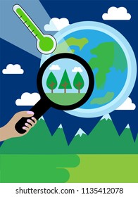 Green environmental world