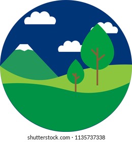 Green environmental world
