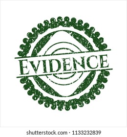 Green Evidence rubber seal