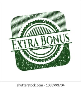 Green Extra Bonus distress rubber seal
