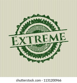 Green Extreme distress rubber grunge seal