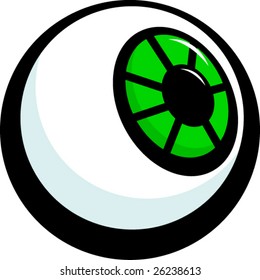 green eyeball