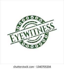 Green Eyewitness distressed rubber texture
