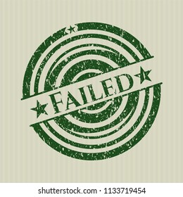 Green Failed distressed rubber grunge texture seal