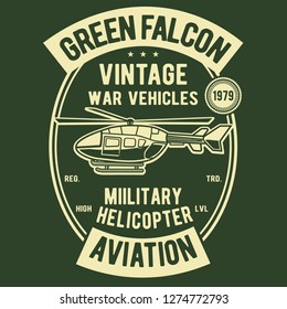 
Green Falcon Tshirt Design