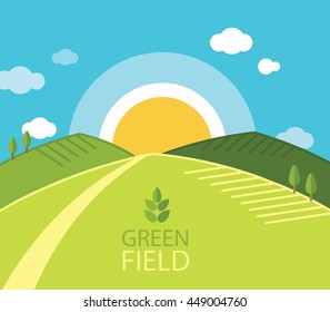 Green Farm Field