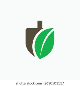 Green Farm, leaf, green, farm, farming logo fully editable vector template