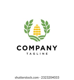 Green Farm logo icon vector template.eps