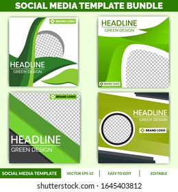 Green and Farm Social Media template for e-commerce sale promo discount. Can use for advertisement, social media post, web design, gift card, coupon, poster, and promotion.