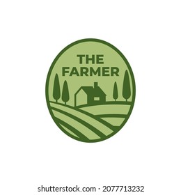 The Green Farmer Logo Badge