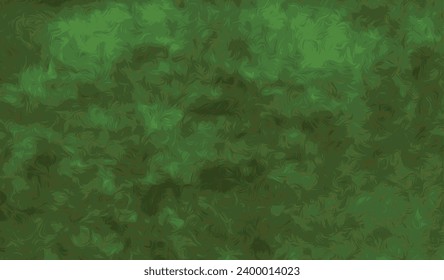 Green feathers cartoon effect wallpaper
