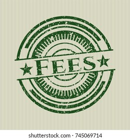 Green Fees distress rubber texture