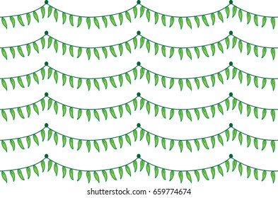 green Festive vector modern traditional festival  backdrop elegant pattern