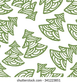 green fir-tree pattern
