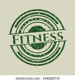 Green Fitness distress rubber seal