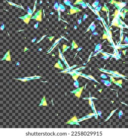 Green Flare Background Transparent Vector. Spark Clean Design. Bright Beautiful Wallpaper. Orange Celebration. Glare Space Template.