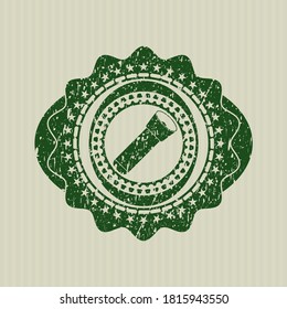 Icono de la linterna verde dentro de la junta de goma del grifo del depósito. 