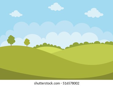 Green Flat Landscape