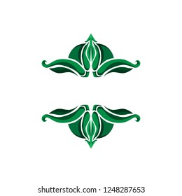 Green Flora ornament 