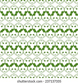 green Floral background vector design