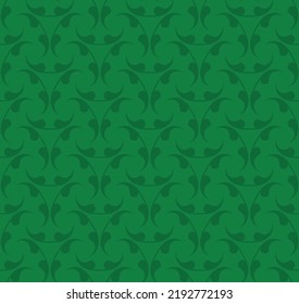 hojas florales verdes patrón transparente